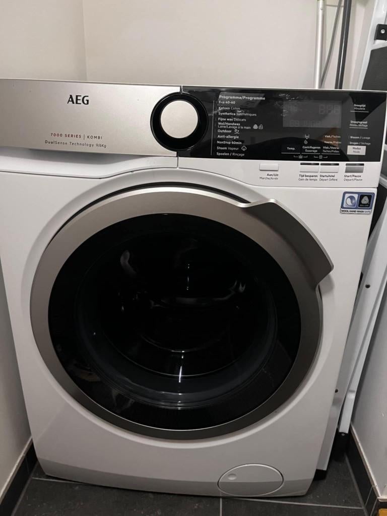 AEG DualSense Condensatie was-droogcombinatie 9/6kg, 6 à 8 kg, Enlèvement, Comme neuf