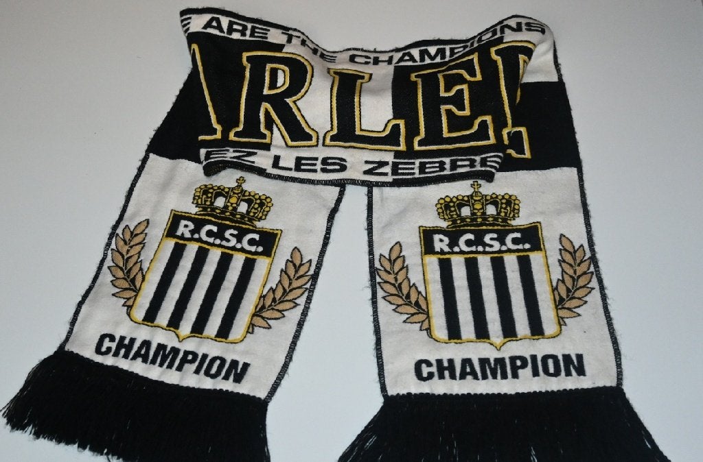 Sporting Charleroi / Sjaal / Champion, Verzamelen, Verzenden, Zo goed als nieuw, Vaantje of Sjaal