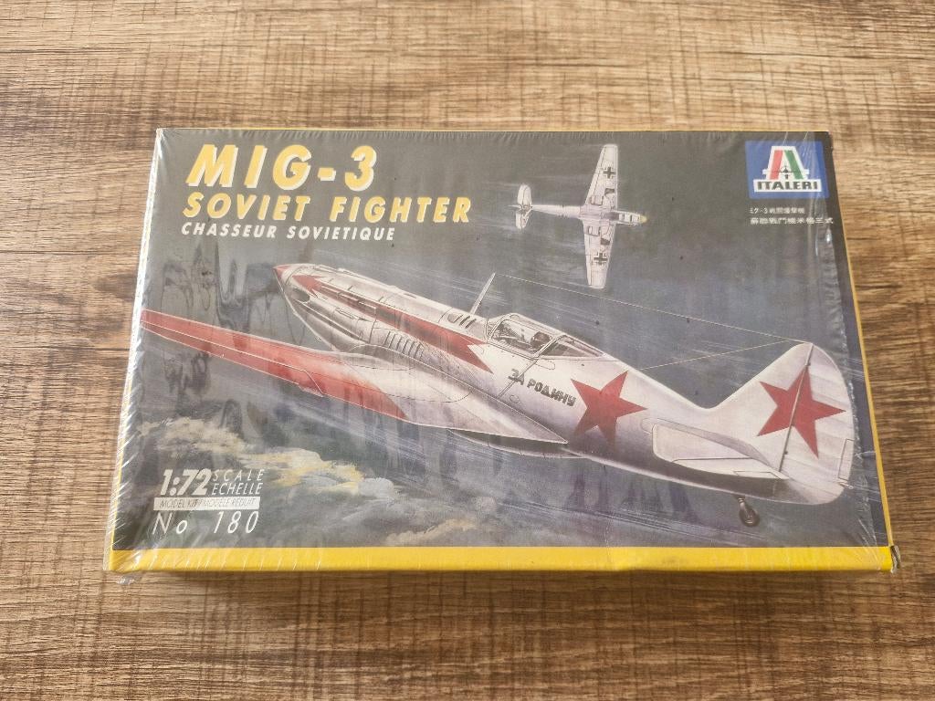 Italeri 1/72 MIG-3 Soviet Fighter, Hobby en Vrije tijd, 1:72 tot 1:144, Italeri, Ophalen of Verzenden, Zo goed als nieuw
