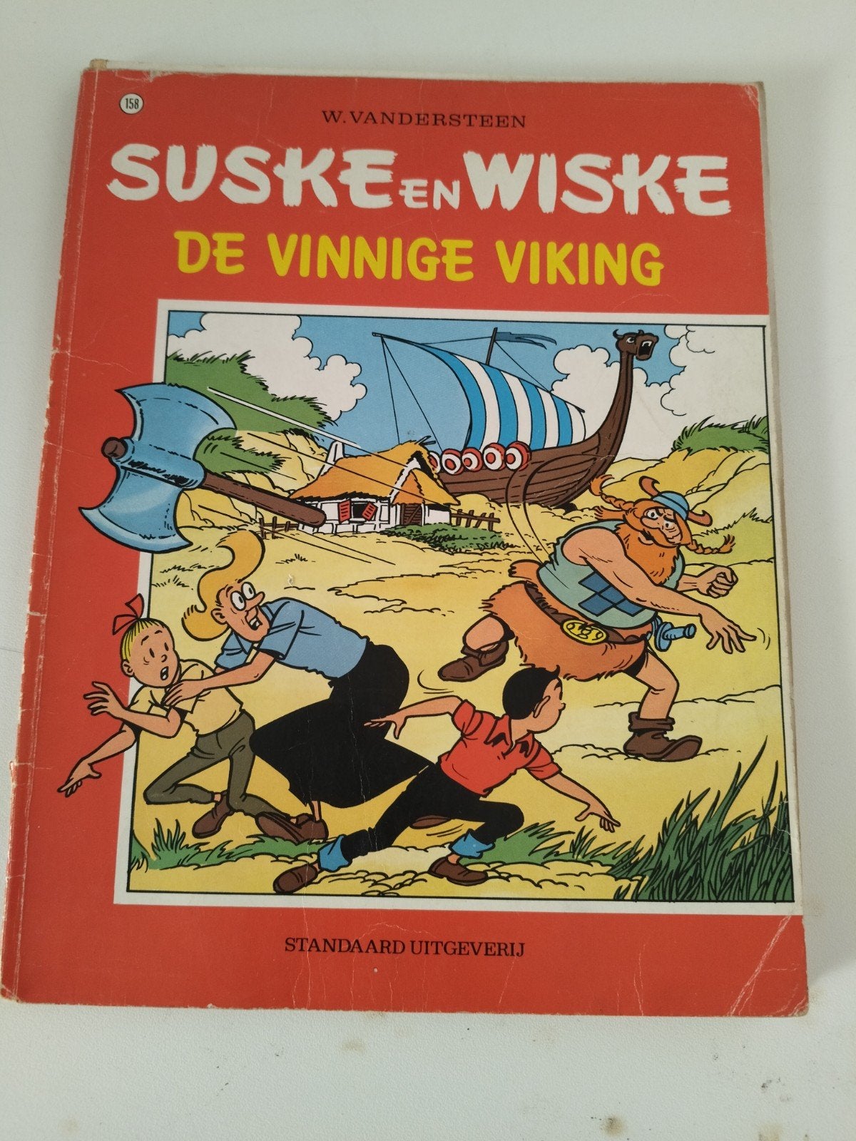 Suske en Wiske. De vinnige viking, Gelezen, Willy Vandersteen, Eén stripboek, Ophalen of Verzenden