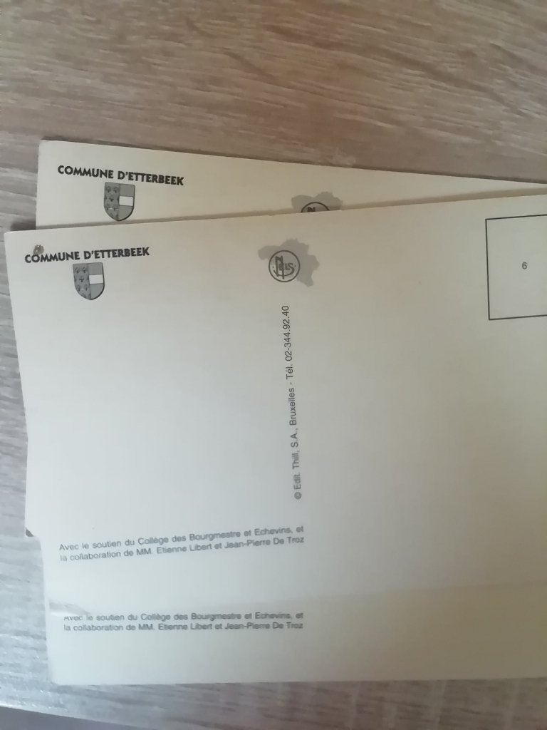 Postkaarten Etterbeek Brussel, Verzamelen, Ophalen of Verzenden
