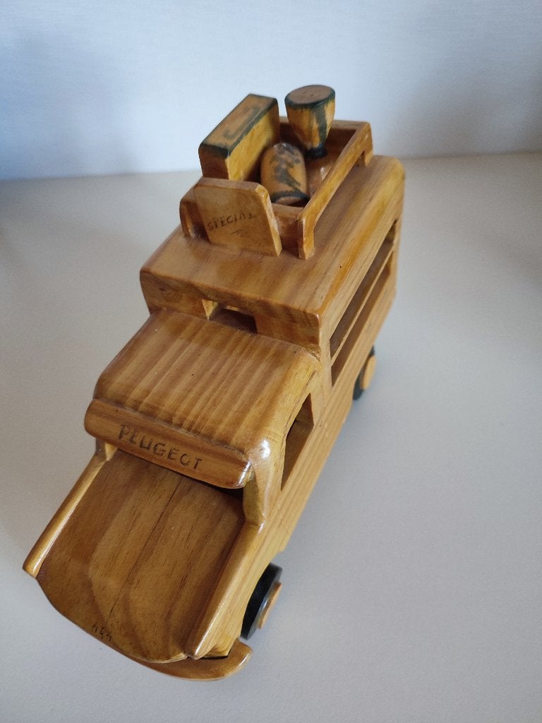 Peugeot Taxi Brousse. Vintage. handgemaakt, Ophalen of Verzenden, Gebruikt