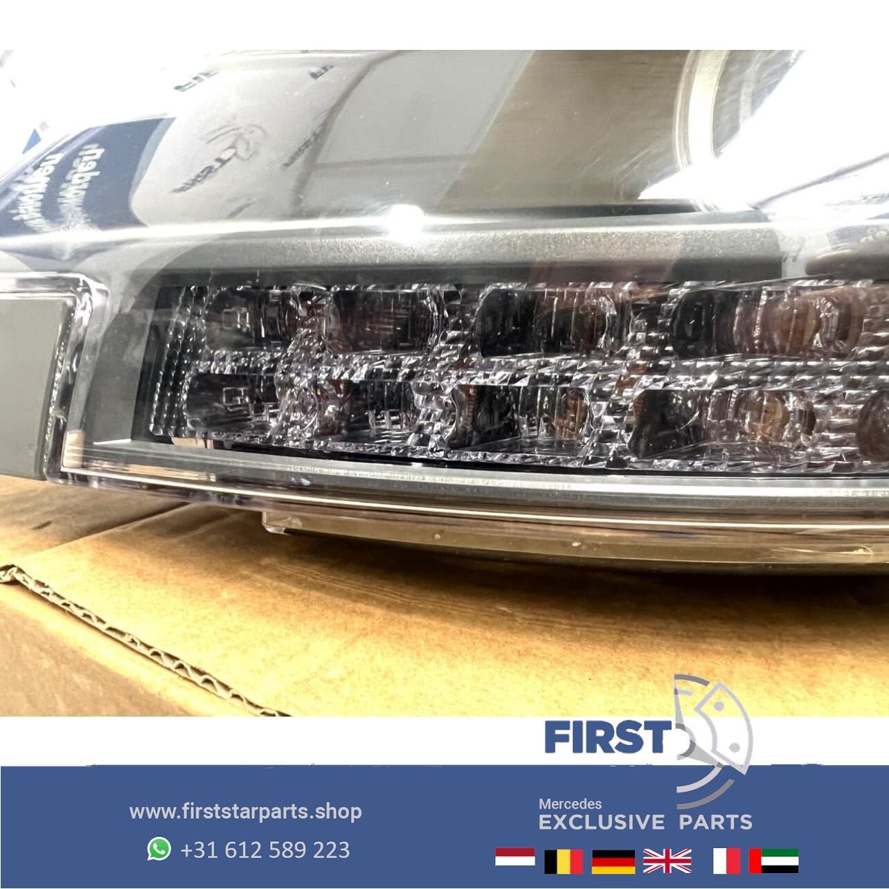 C197 R197 SLS SLS63 SLR AMG LED KOPLAMP LINKS Mercedes 2010-, Gebruikt, -, Ophalen of Verzenden, -