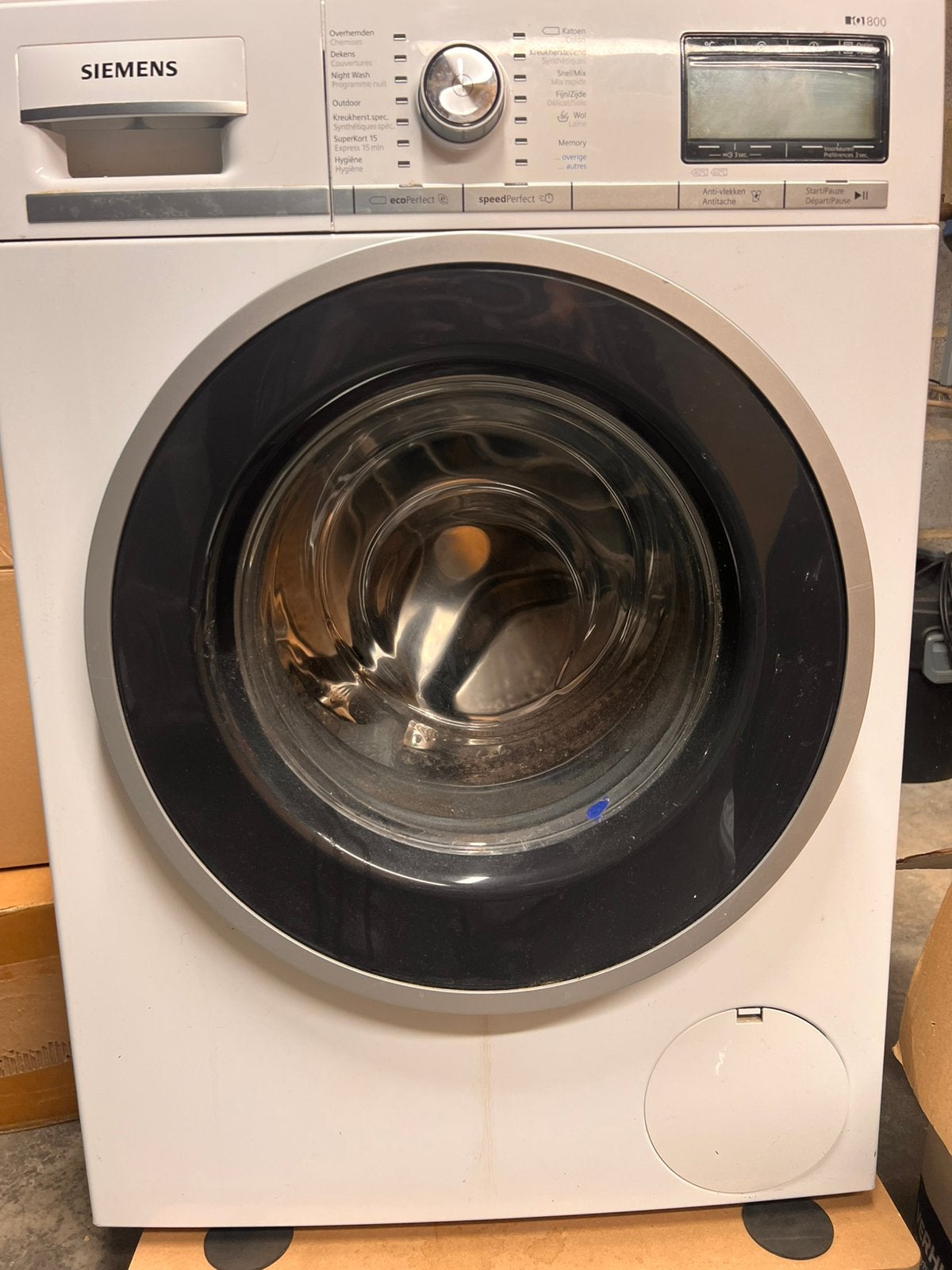 Wasmachine Siemens pompt niet meer af, Elektronische apparatuur, Ophalen, Niet werkend, 1600 toeren of meer, Voorlader