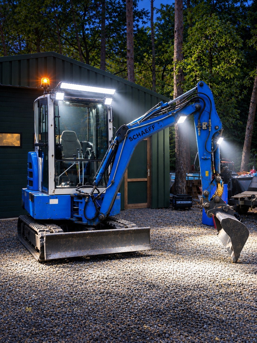 graafmachine te huur / met bestuurder !, Articles professionnels, Enlèvement, Excavatrice