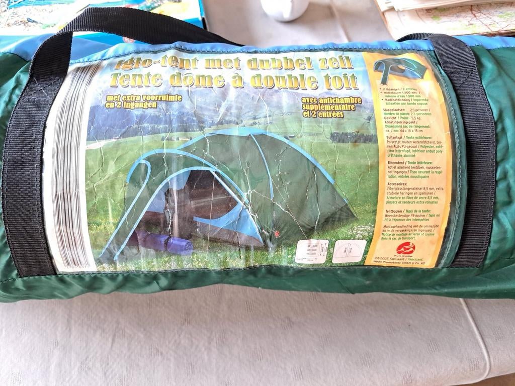 Iglo tent goede staat, Ophalen