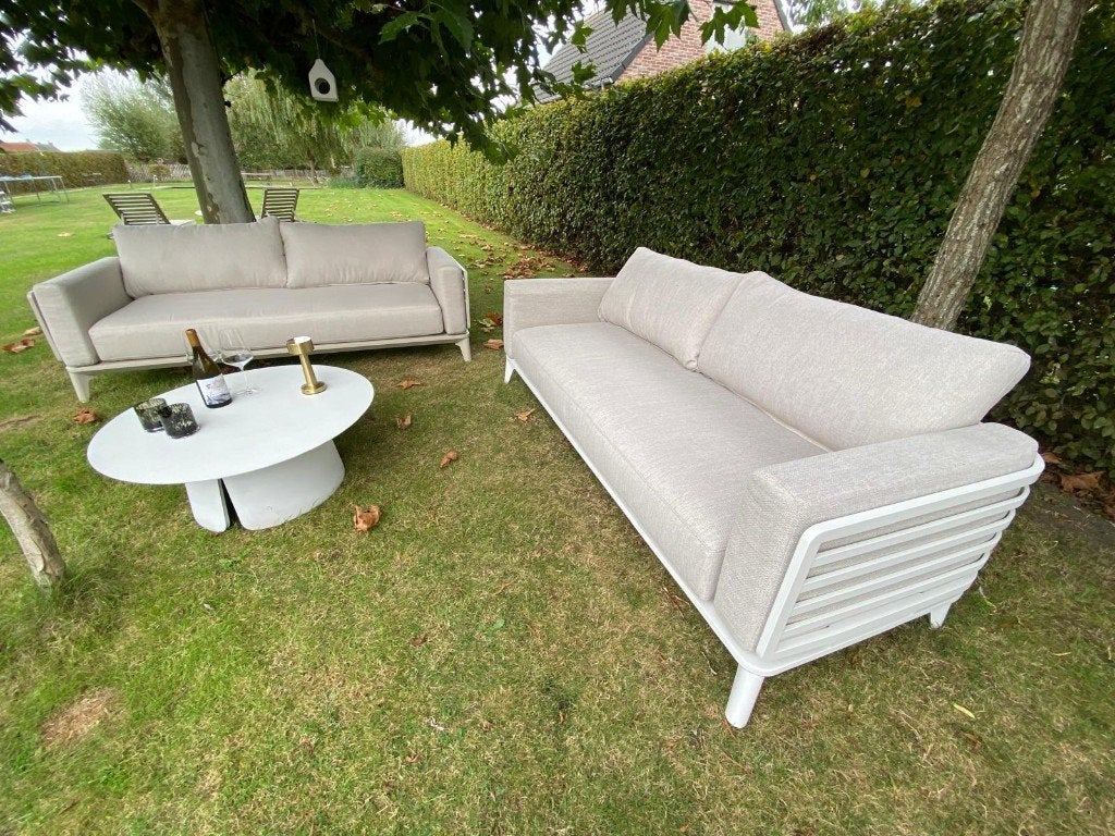 Mosa loungezetels - perfecte staat - nieuwe kussens!, Ophalen, Zo goed als nieuw, Bank
