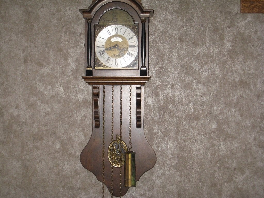 wandklok met defect, Antiek en Kunst, Ophalen