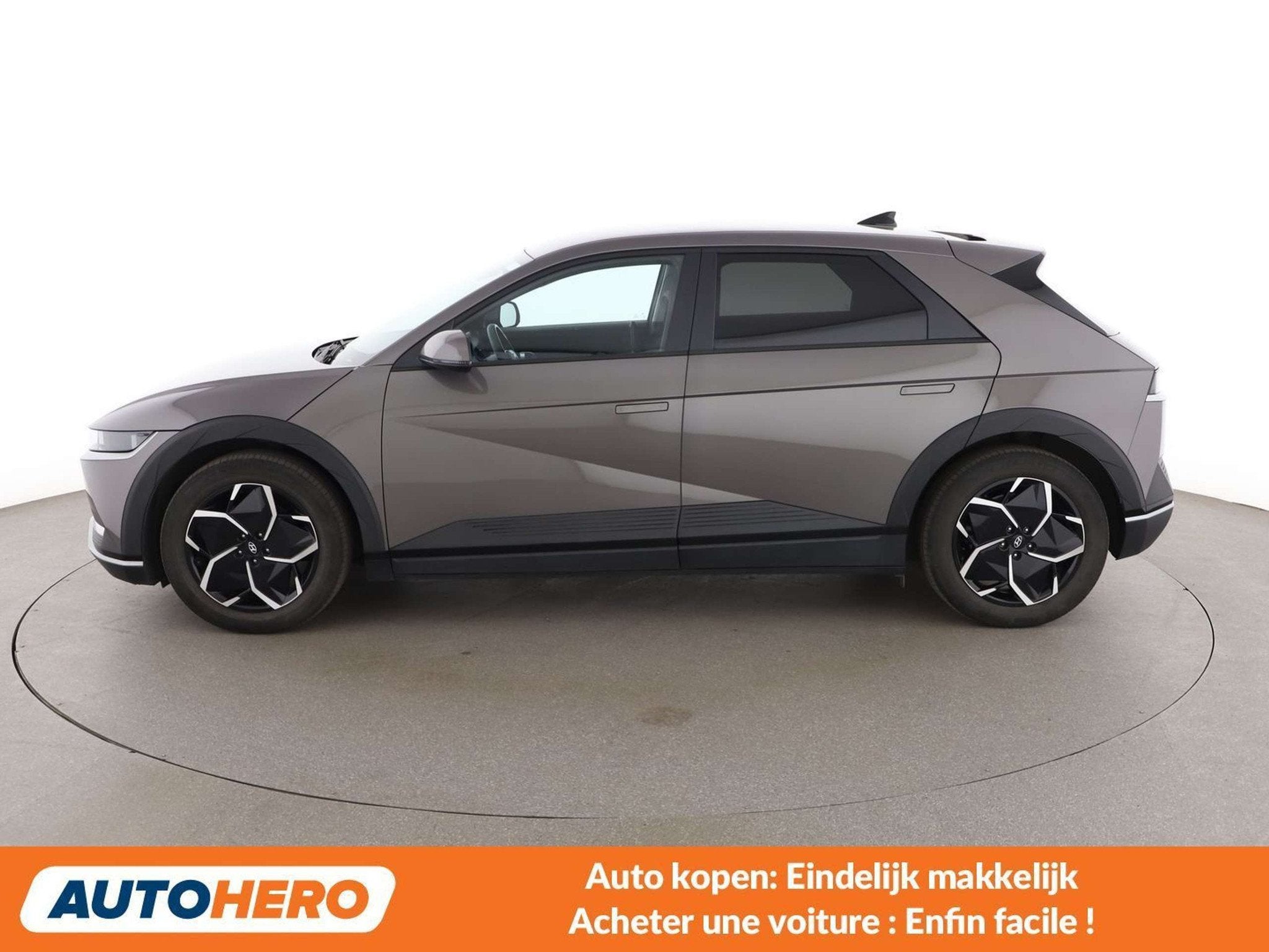 Hyundai IONIQ 5 electric drive 160 kW (bj 2021, automaat), Auto's, Hyundai, Gebruikt, Zwart, IONIQ 5, 2065 kg