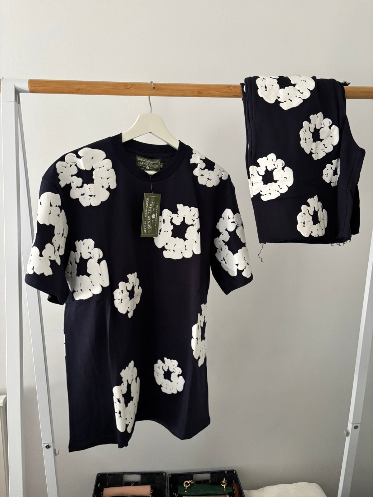 Ensemble denim tears, Enlèvement, Comme neuf, Taille 48/50 (M), Bleu