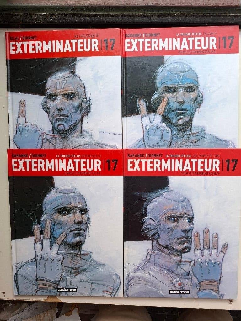 EXTERMINATEUR 17 BILAL TOMES 1 à 4 COMPLET TBE REED, Livres, BD, Série complète ou Série, Enlèvement ou Envoi, Comme neuf