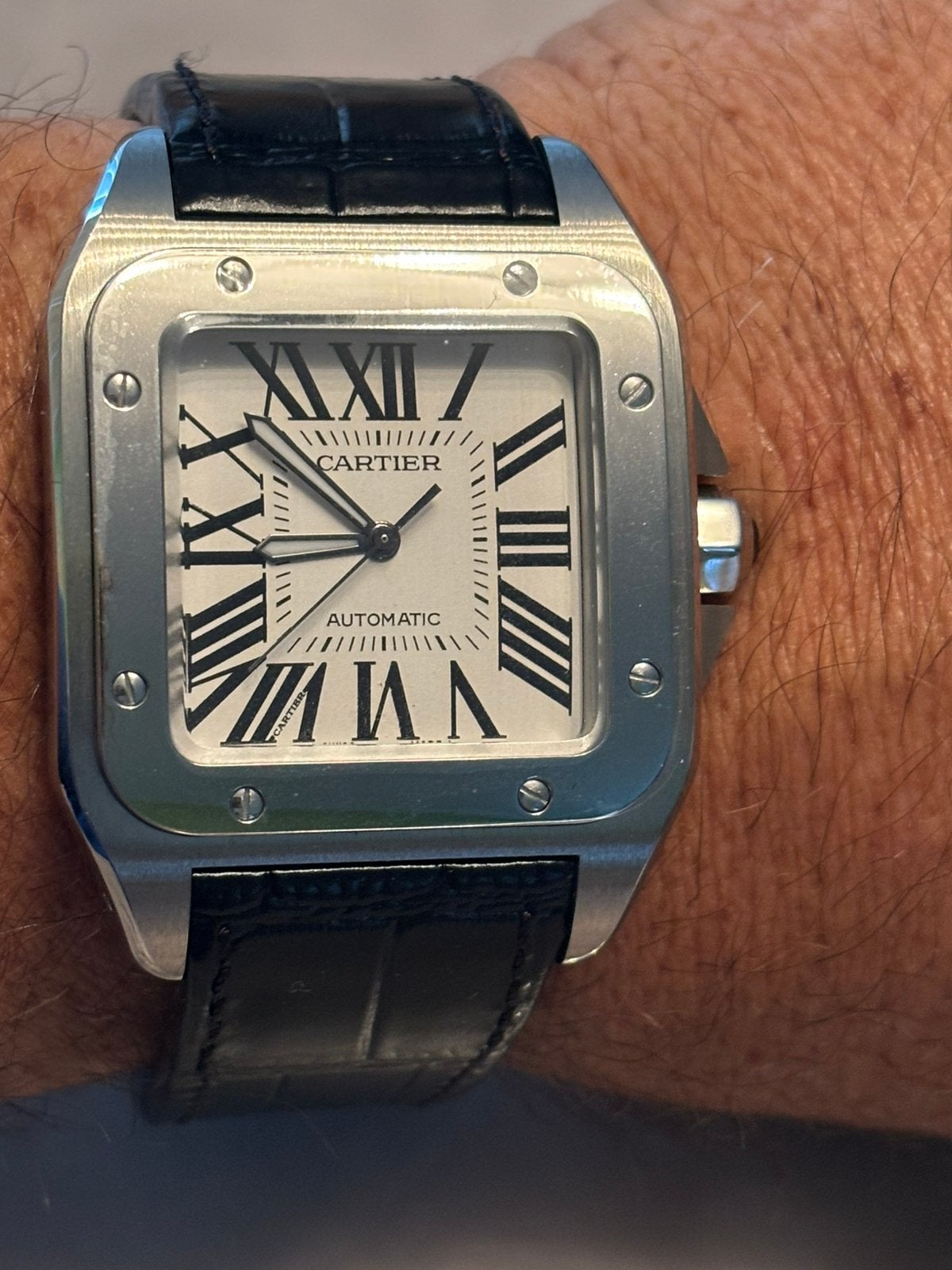 Cartier santos, Enlèvement