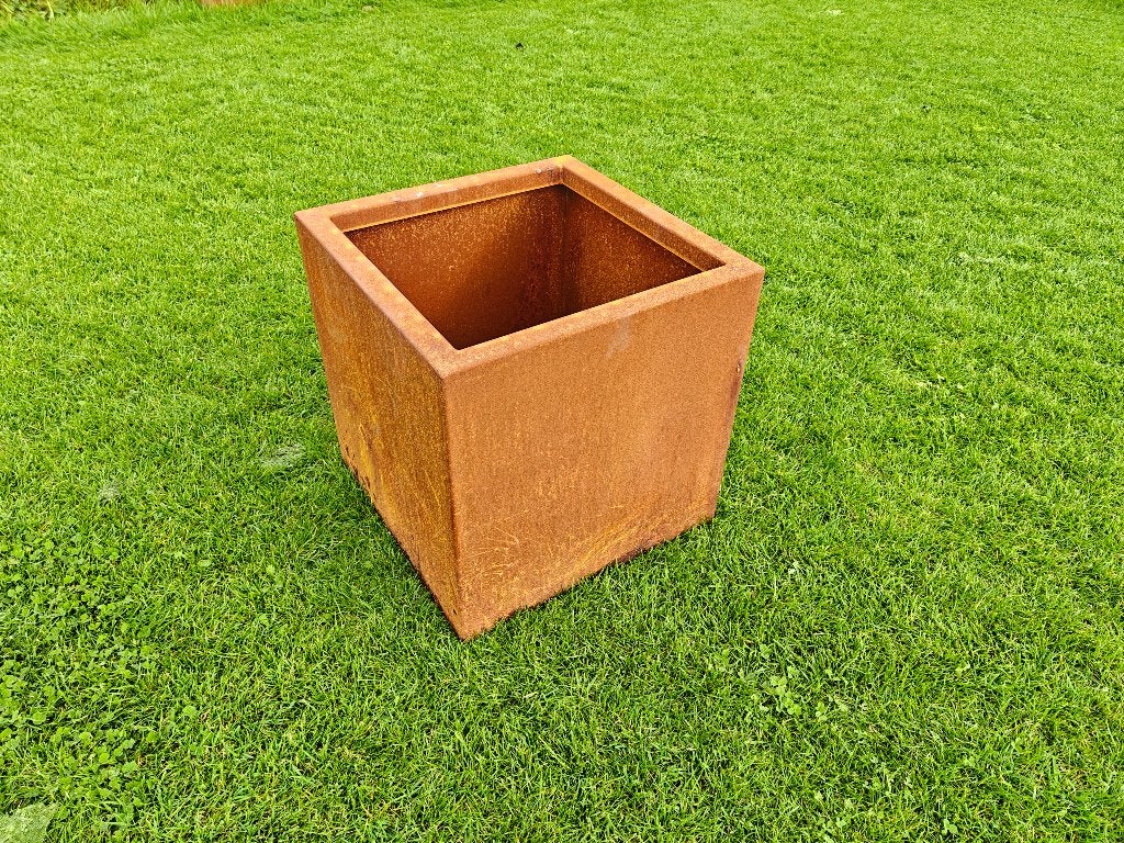 Cortenstaal plantenbak, Tuin en Terras, Ophalen, Minder dan 60 cm, Vierkant, Nieuw