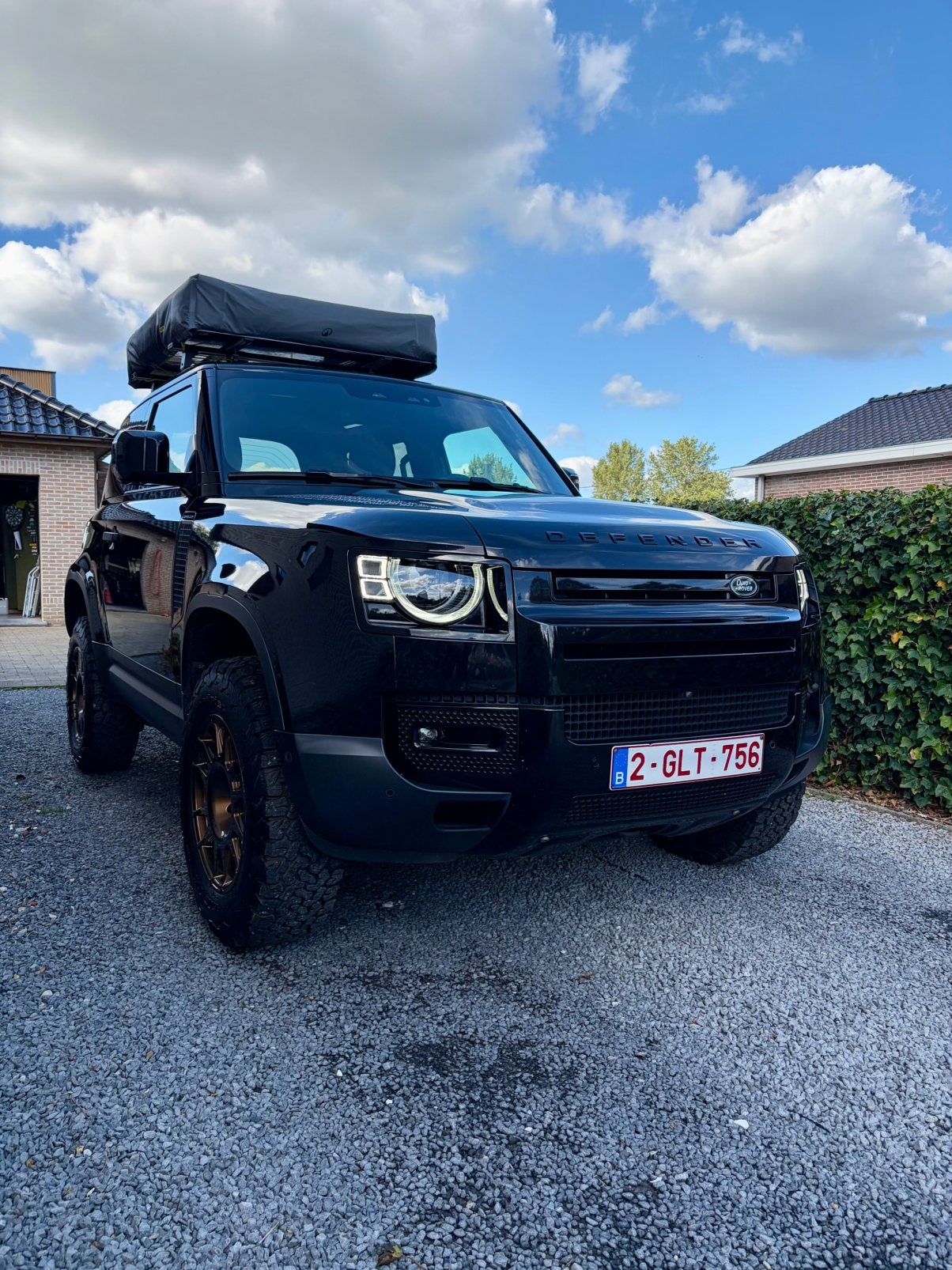 Land rover defender 90, Auto's, Automaat, Euro 6, Dakrails, 2 zetels