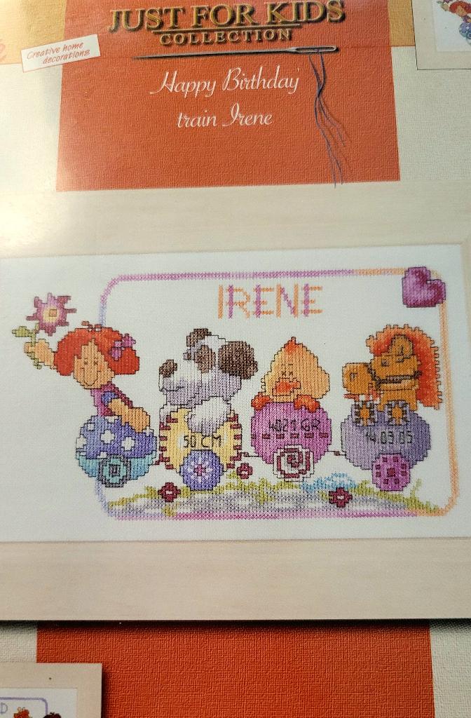 Lanarte Happy Birthday borduurpakket, Enlèvement, Neuf, Broderies à la main, Set à broder