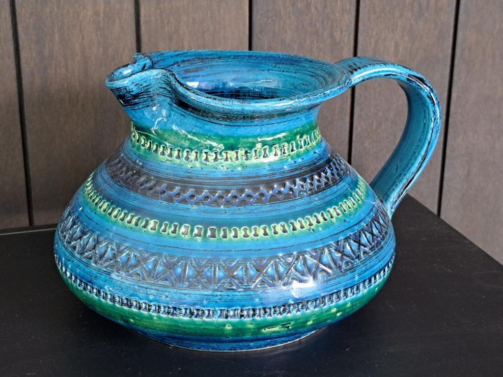 Antiek ceramische karaf/vaasje 21cm x 14cm, Antiek en Kunst, Ophalen