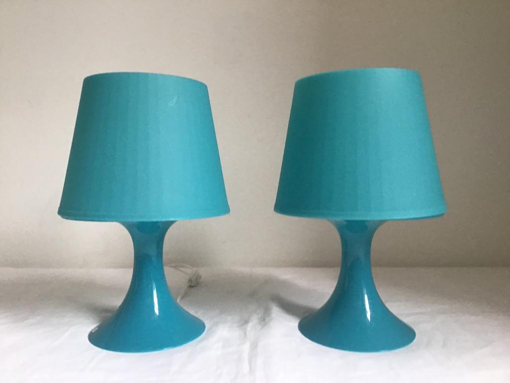 2 vintage tafellampjes - Lampan Ikea - jaren ‘90, Verzenden, Zo goed als nieuw, Kunststof, Vintage design