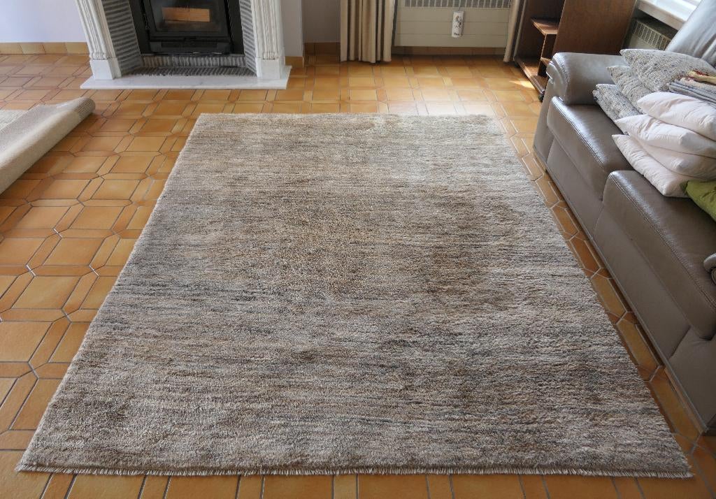 handgeknoopte tapijt Iran 195x250 -MOET BINNEN DE MAAND WEG!, Ophalen, Beige, 150 tot 200 cm, 200 cm of meer