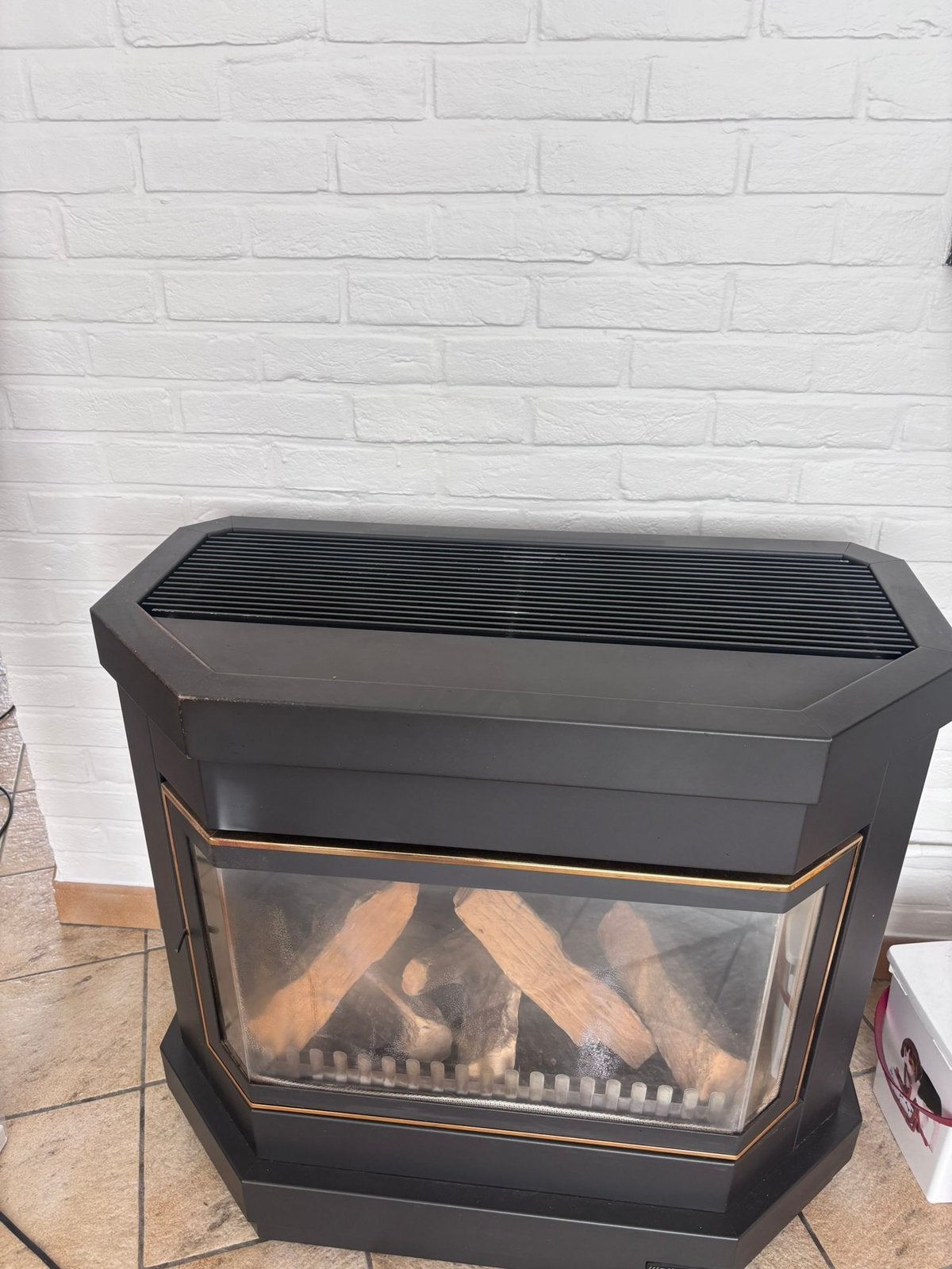 Gaskachel te koop, Enlèvement, Utilisé, Cheminée au gaz