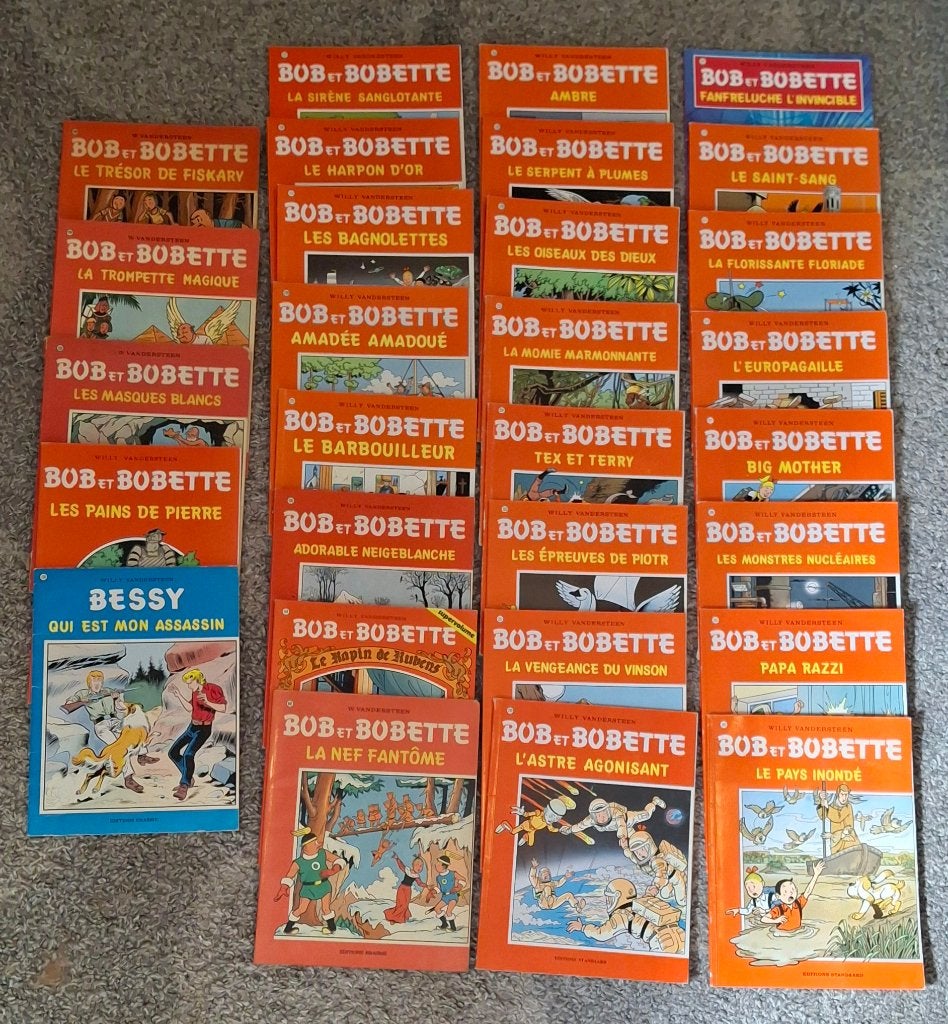 BD Willy Vandersteen BOB & BOBETTE BESSY  eo, Boeken, Stripverhalen, Zo goed als nieuw, Complete serie of reeks, Ophalen of Verzenden