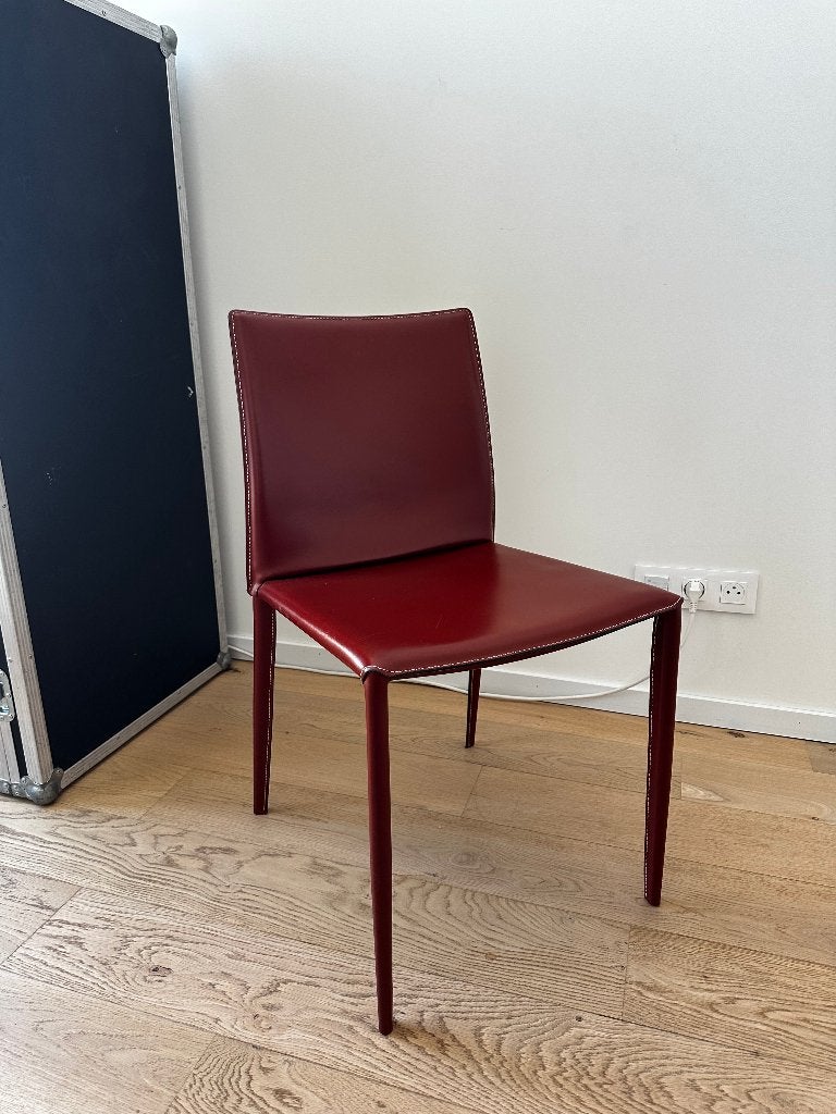 chaise cuir, Huis en Inrichting, Stoelen, Ophalen, Gebruikt, Eén, Leer