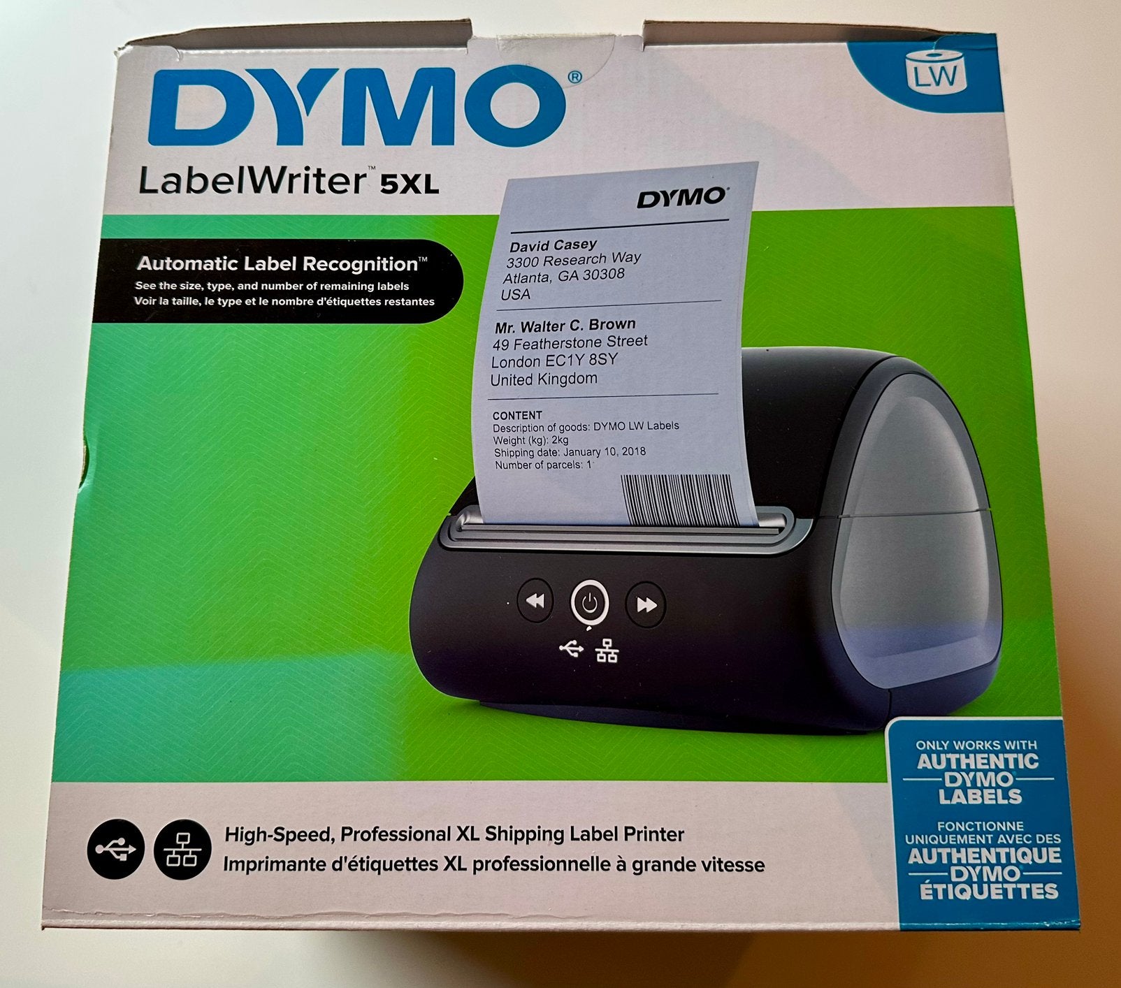 DYMO label printer 5XL, Informatique & Logiciels, Étiqueteuses, Enlèvement, Comme neuf