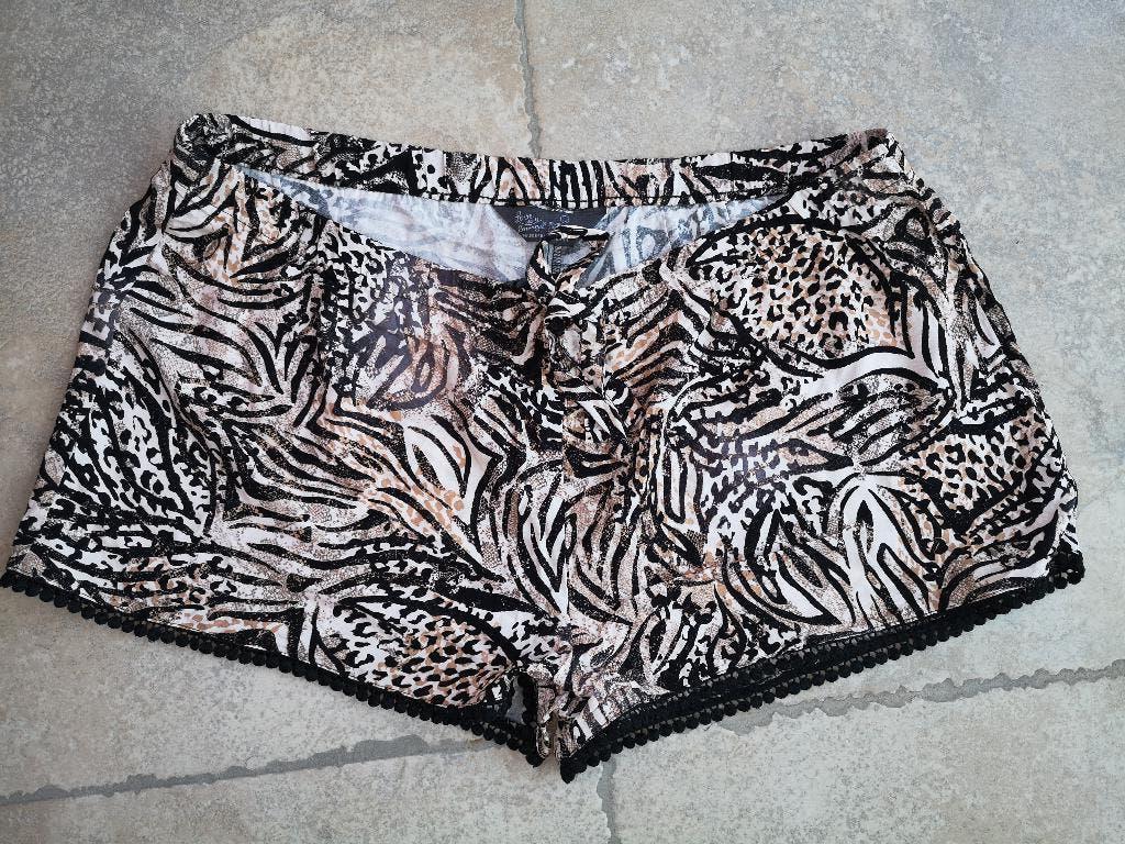 Nieuwe panter print pyjama short mt Large, Kleding | Dames, Pyjama's, Ophalen of Verzenden, Nieuw, Maat 42/44 (L)