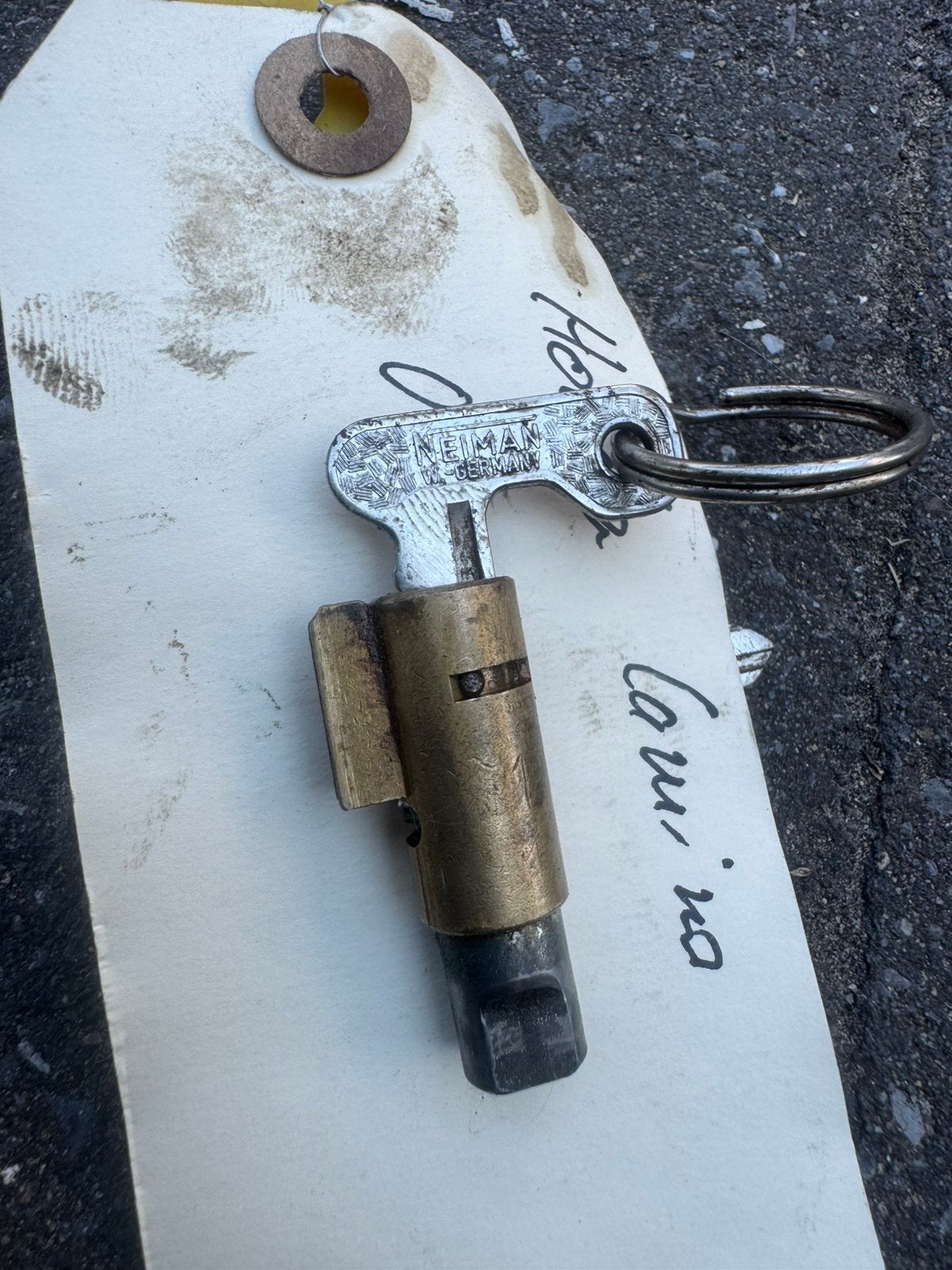 Honda camino stuurslotsleutel neiman, Fietsen en Brommers, Ophalen of Verzenden, Gebruikt