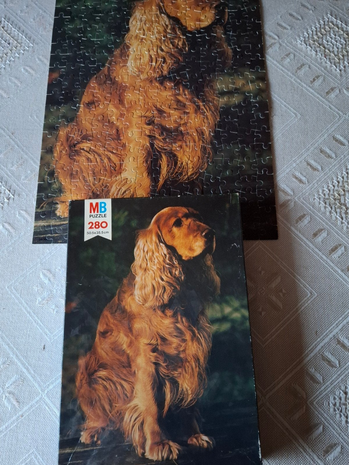 volledige puzzel MB 280 stuks, Enlèvement ou Envoi