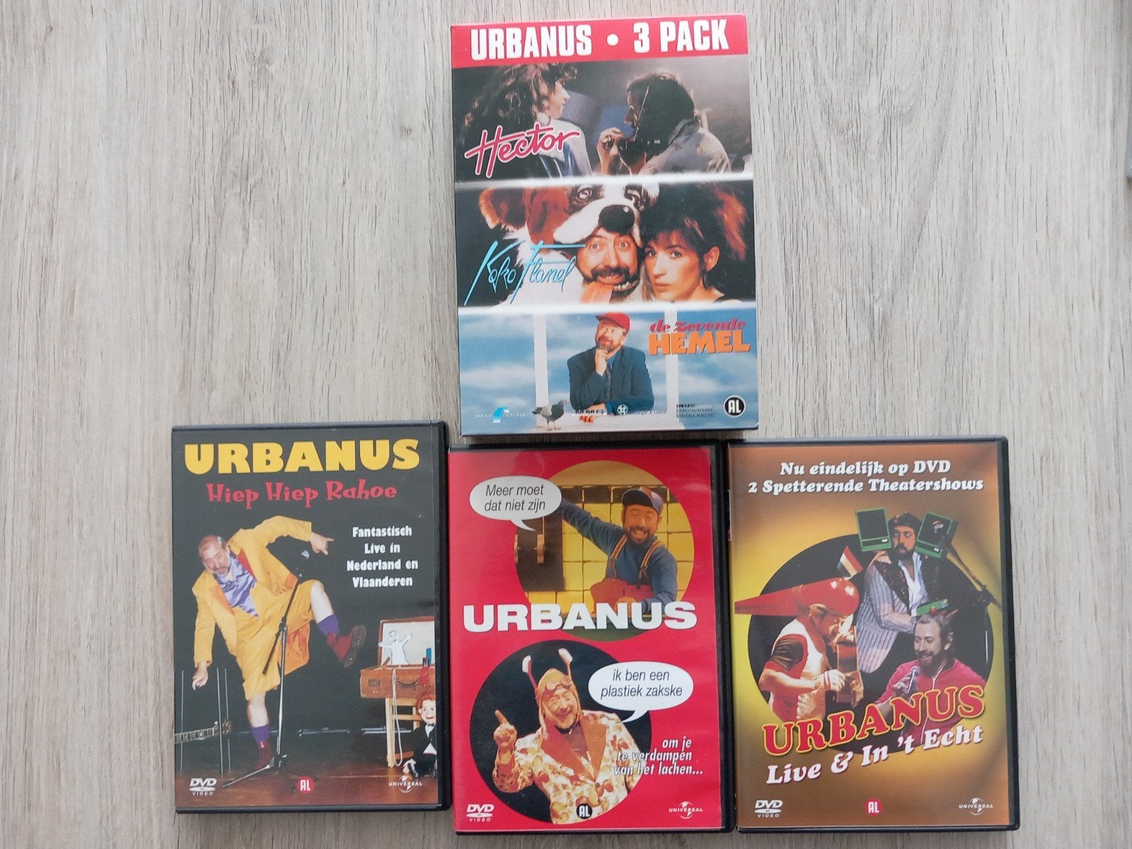Urbanus dvds, Ophalen