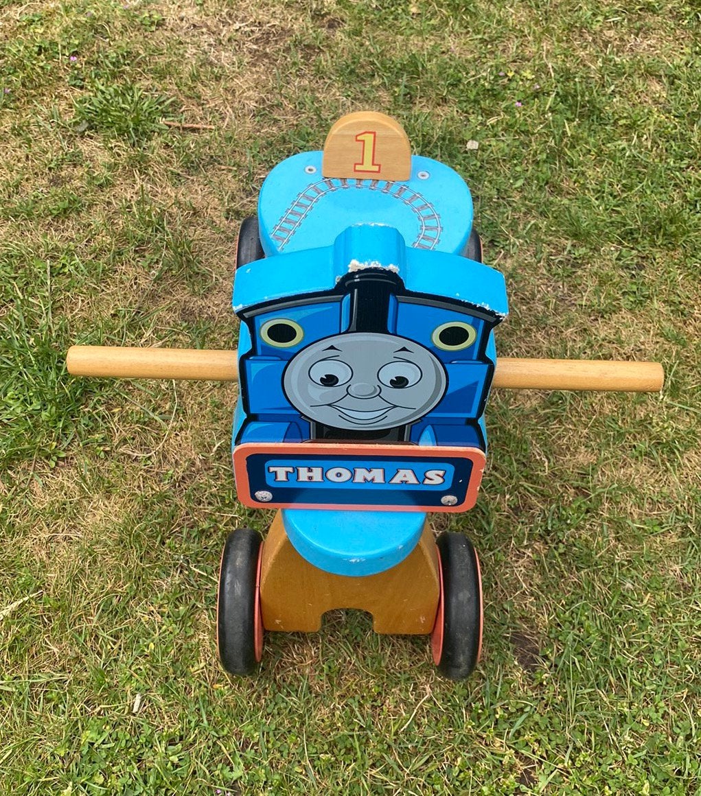 Thomas loopfiets hout, Ophalen, Gebruikt