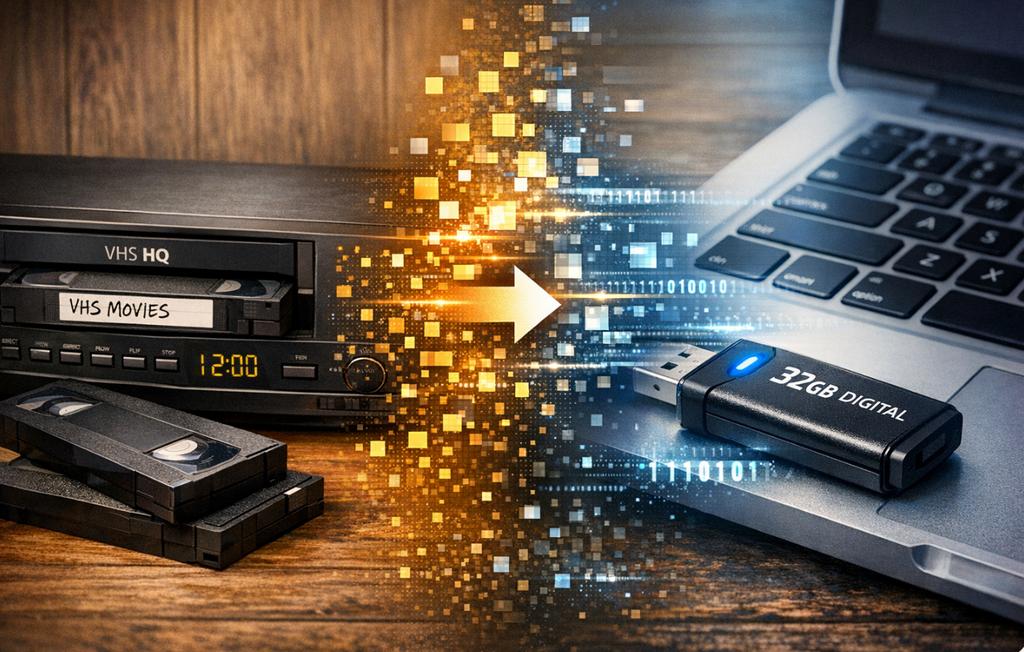 Digitaliseren van VHS videocassettes en alle filmcassettes, Enlèvement ou Envoi