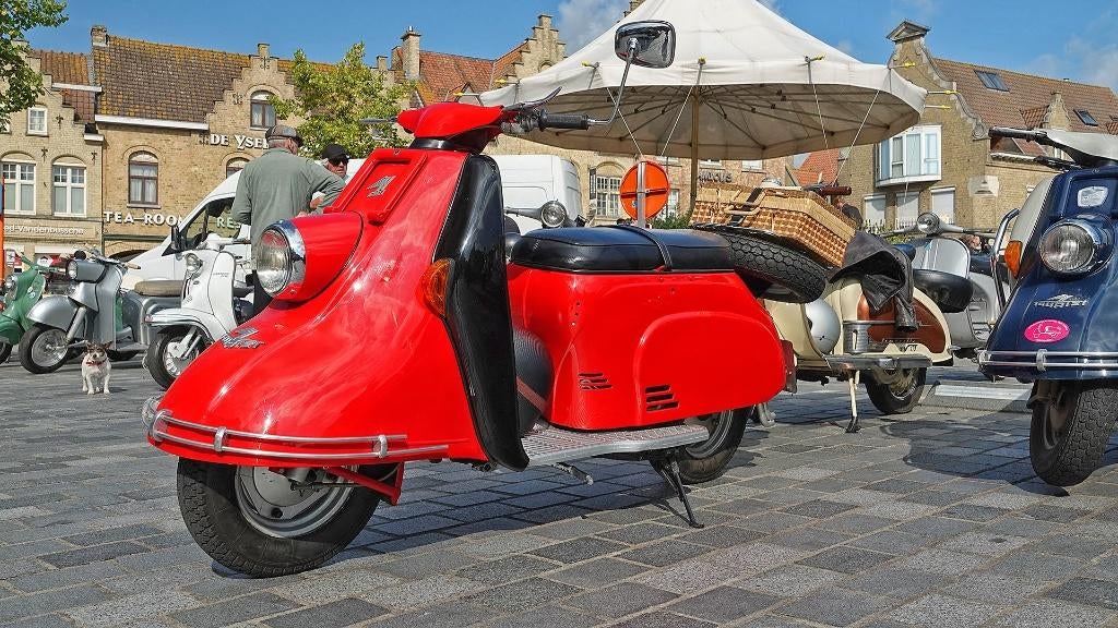 SCOOTER HEINKEL TOURIST 103A1 + Trailer, Motoren, Motoren | Overige merken, Overige merken, 175 cc, Scooter, Particulier