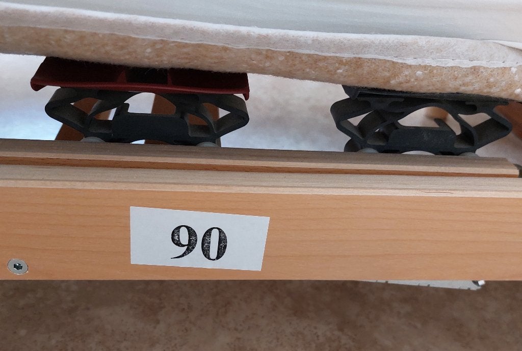 Bed, Ophalen, Overige materialen, Verstelbaar, 90 cm