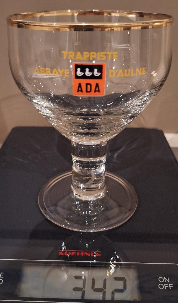 Brasserie Dinant, Abbaye trappiste d'Aulne, verre de type C, Enlèvement ou Envoi, Comme neuf, Verre ou Verres