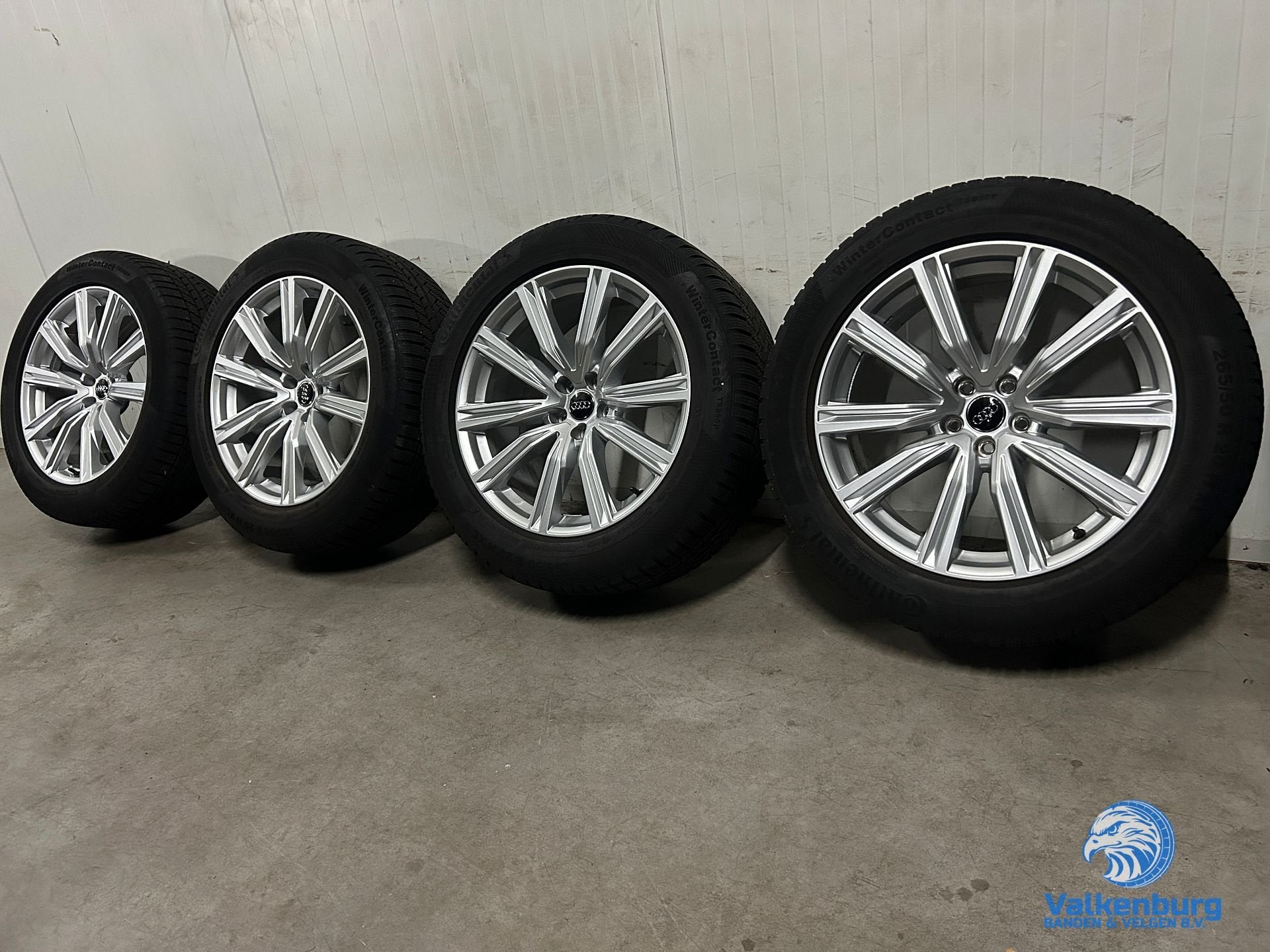 8mm! Originele Audi Q8 SQ8 4M8 S-Line 20 inch velgen 5x112 w, Pneus et Jantes, Pneus hiver, -, Utilisé
