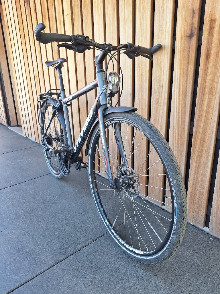 Trekkingfiets heren, Fietsen en Brommers, Ophalen, 28 inch, Gebruikt, 49 tot 53 cm