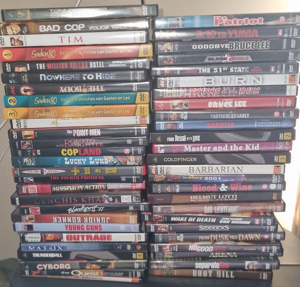 DVD'S 1€ per stuk, Ophalen