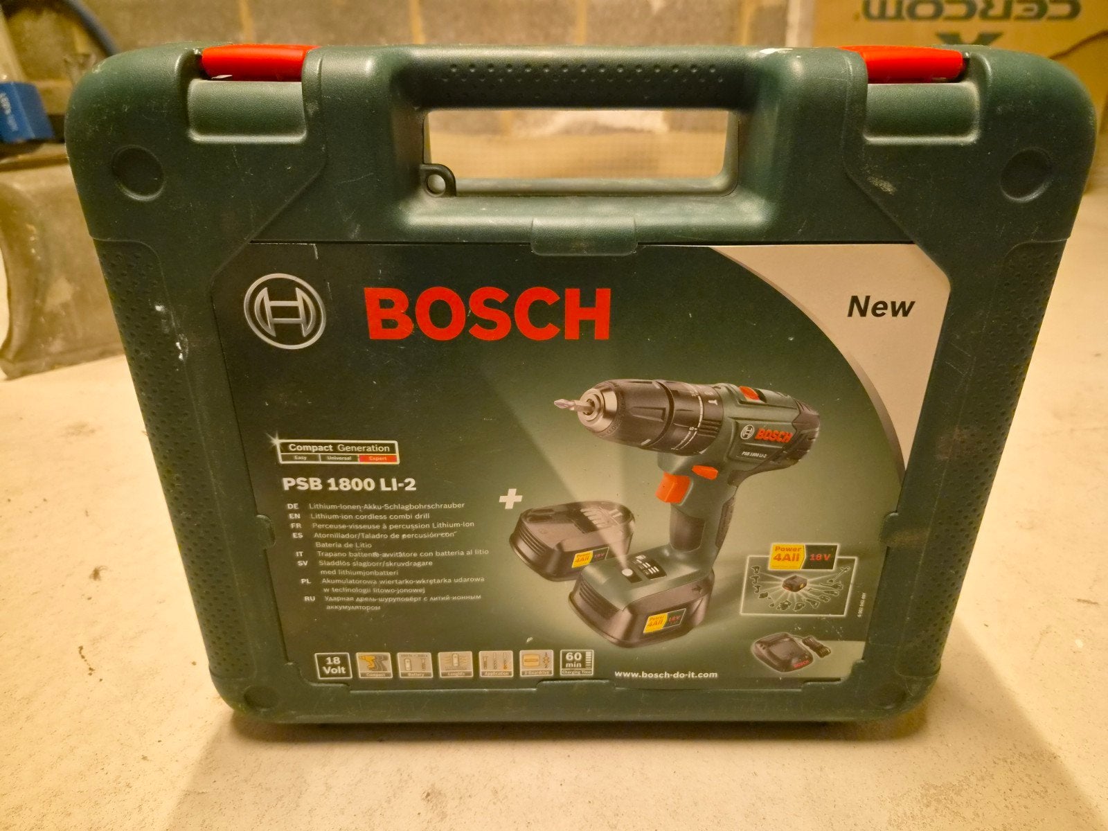 Perceuse-visseuse Bosch, Enlèvement, Perceuse