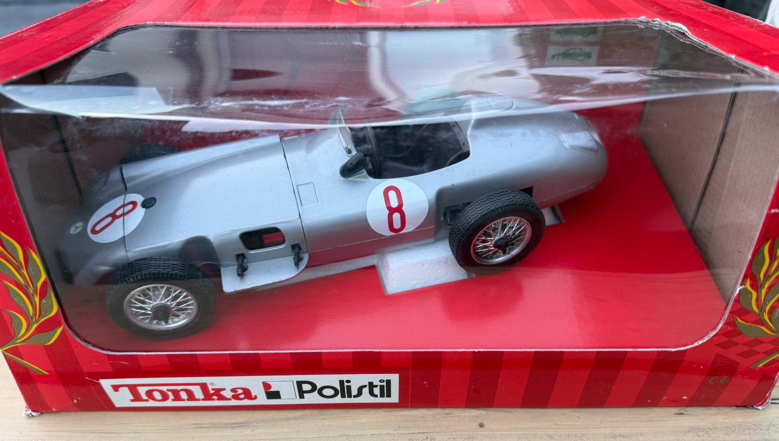 Tonka Polistil Mercedes Benz RW 196 1:16, Ophalen of Verzenden, Zo goed als nieuw, Auto, Overige merken