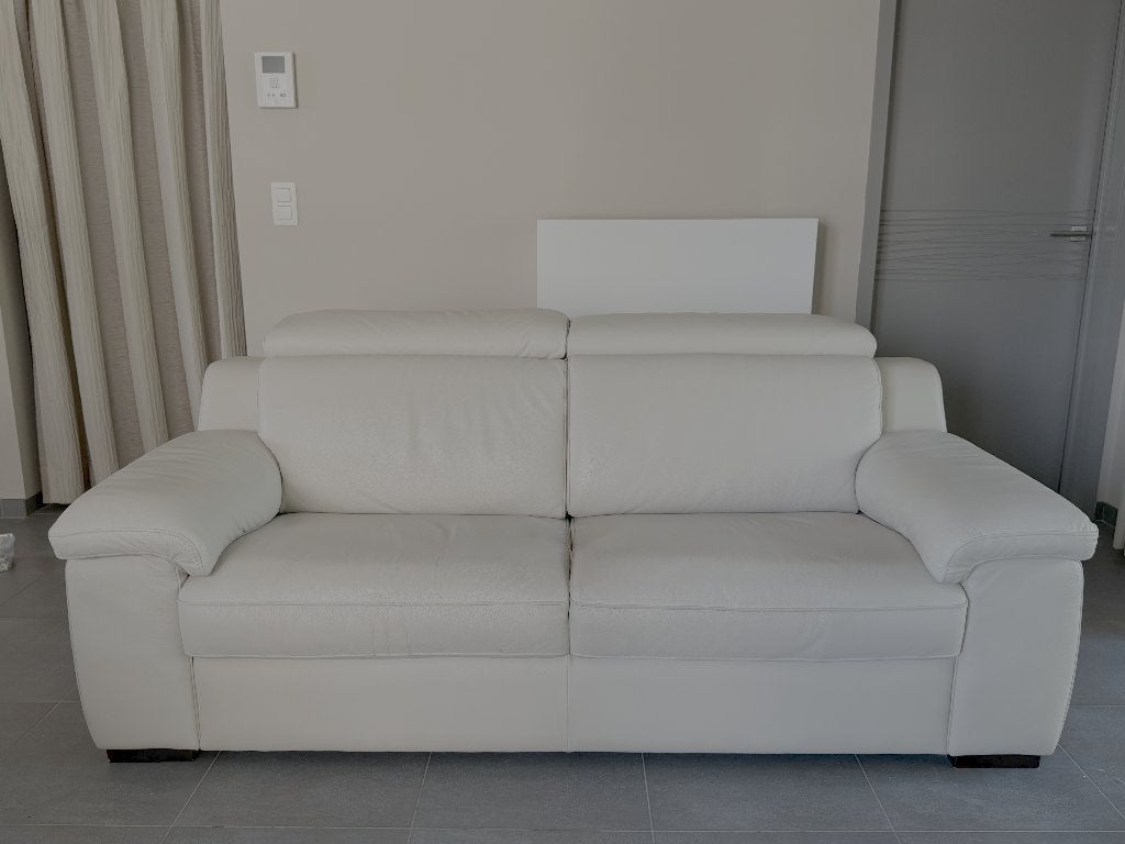 Lederen Zitbank topconditie, Huis en Inrichting, Zetels | Zetels, Ophalen, Gebruikt, 100 tot 125 cm, Moderne, Leder