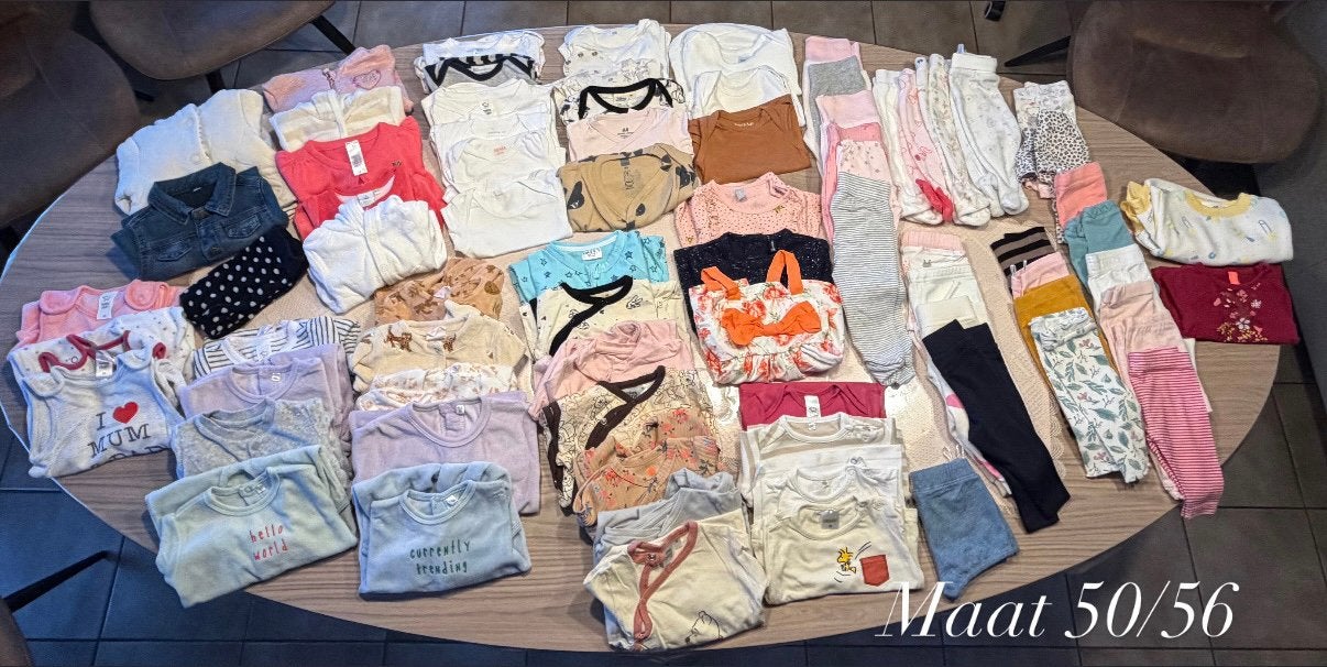 Kleding pakket meisje maat 50/56, Kinderen en Baby's, Ophalen, Zo goed als nieuw, Maat 50