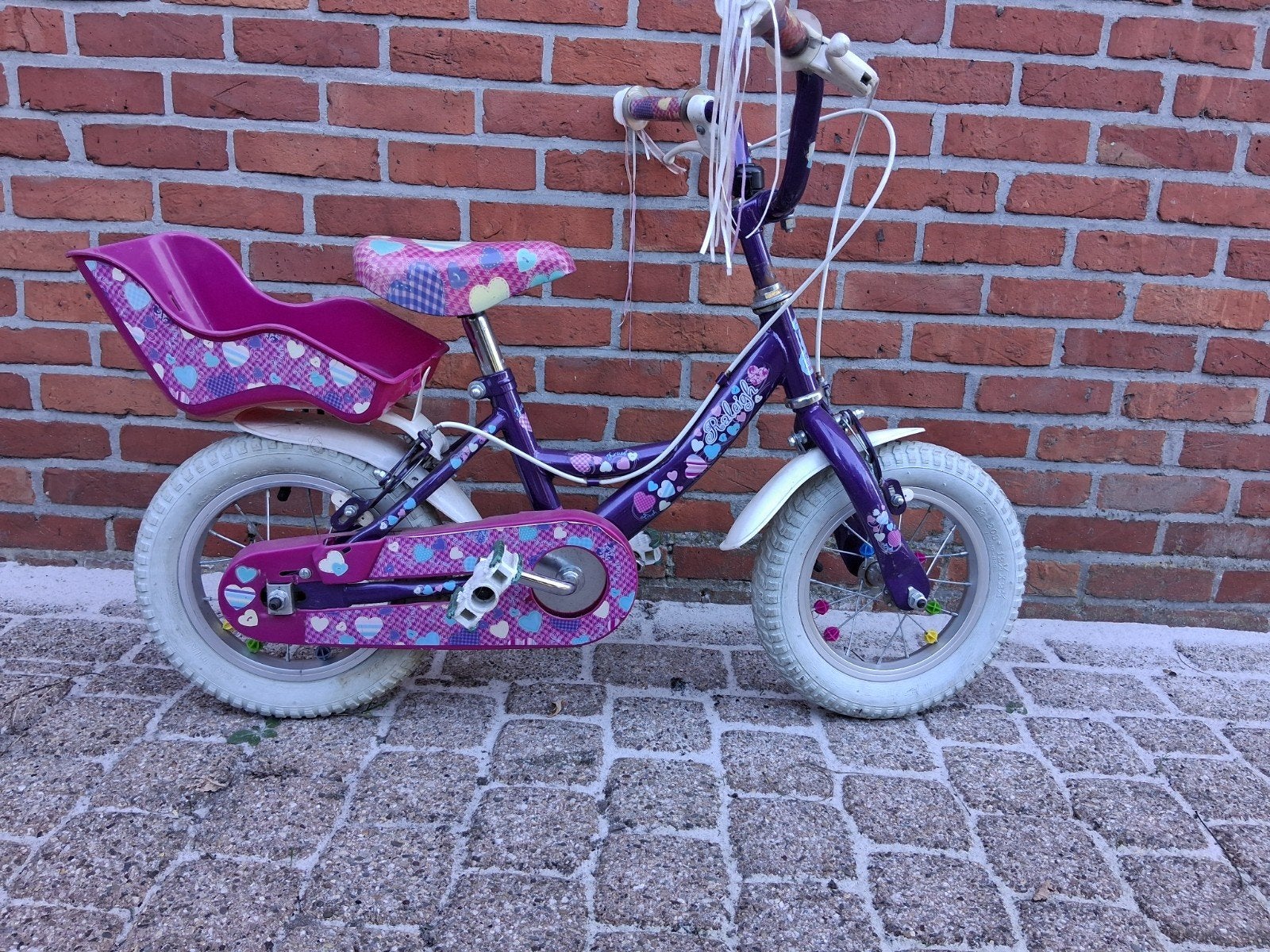 meisjesfiets 12 inch, Fietsen en Brommers, Ophalen, Gebruikt, Terugtraprem, Minder dan 14 inch