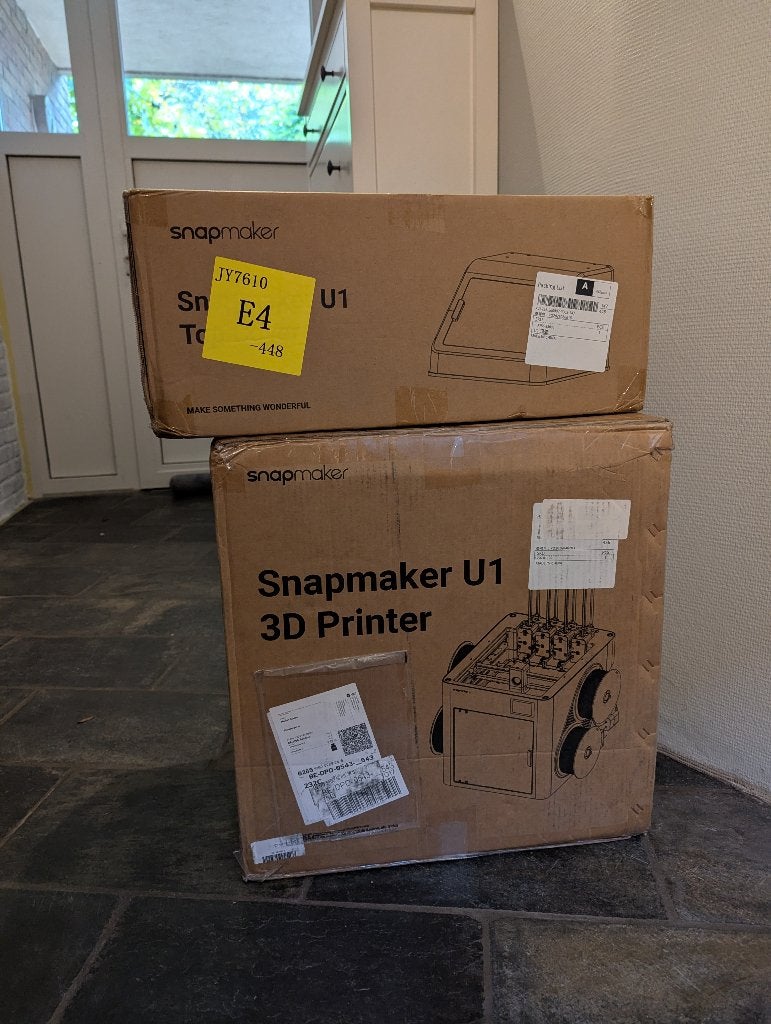 Snapmaker U1 3D printer met top cover - nieuw in doos, Computers en Software, Ophalen, Nieuw, Snapmaker, 3 of meer