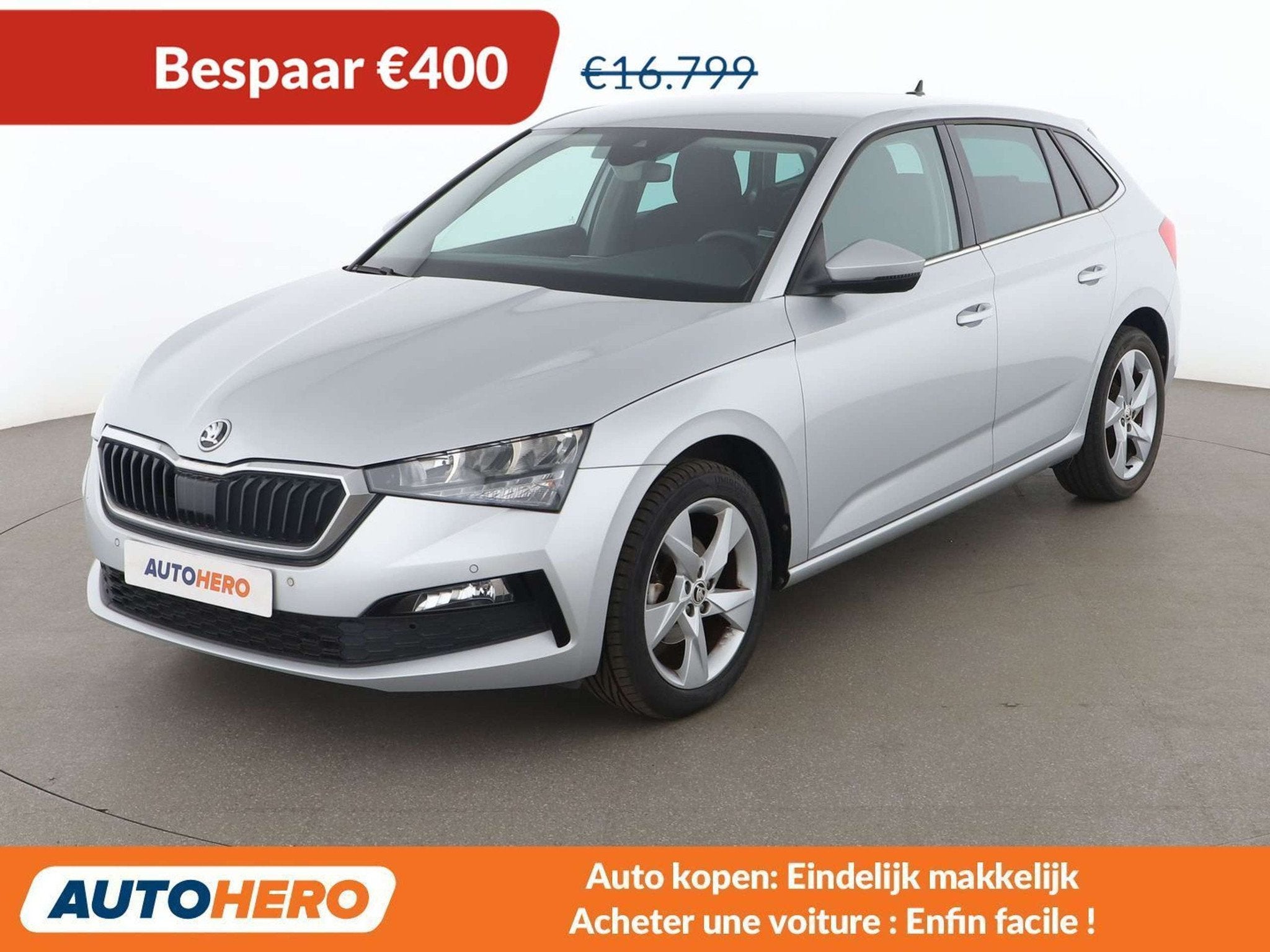 Skoda Scala 1.0 TSI Ambition (bj 2022), Auto's, Voorwielaandrijving, Gebruikt, Lichtsensor, 5 deurs