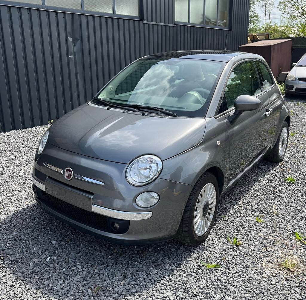 Fiat 500 1.2 benzine 2013 Airco, Autos, Fiat, 1242 cm³, Argent ou Gris, Achat, Entreprise