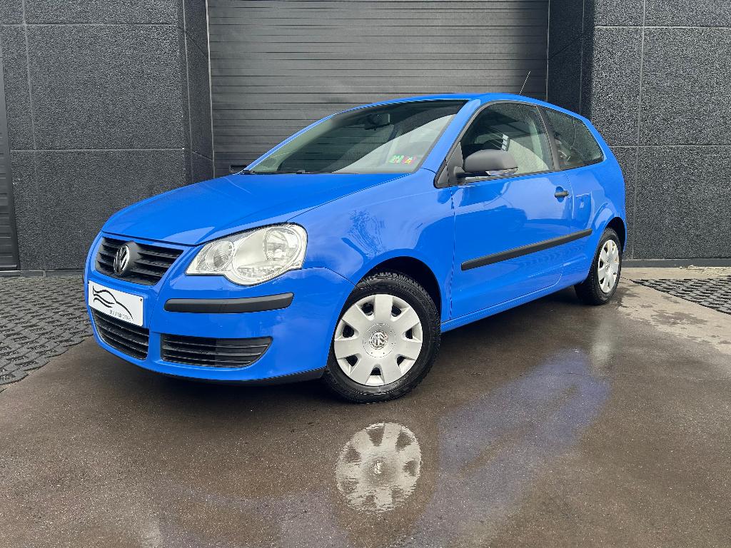 Volkswagen Polo 1.2 benzine | airco | 12 maand garantie, Auto's, Voorwielaandrijving, Stof, Airconditioning, Blauw