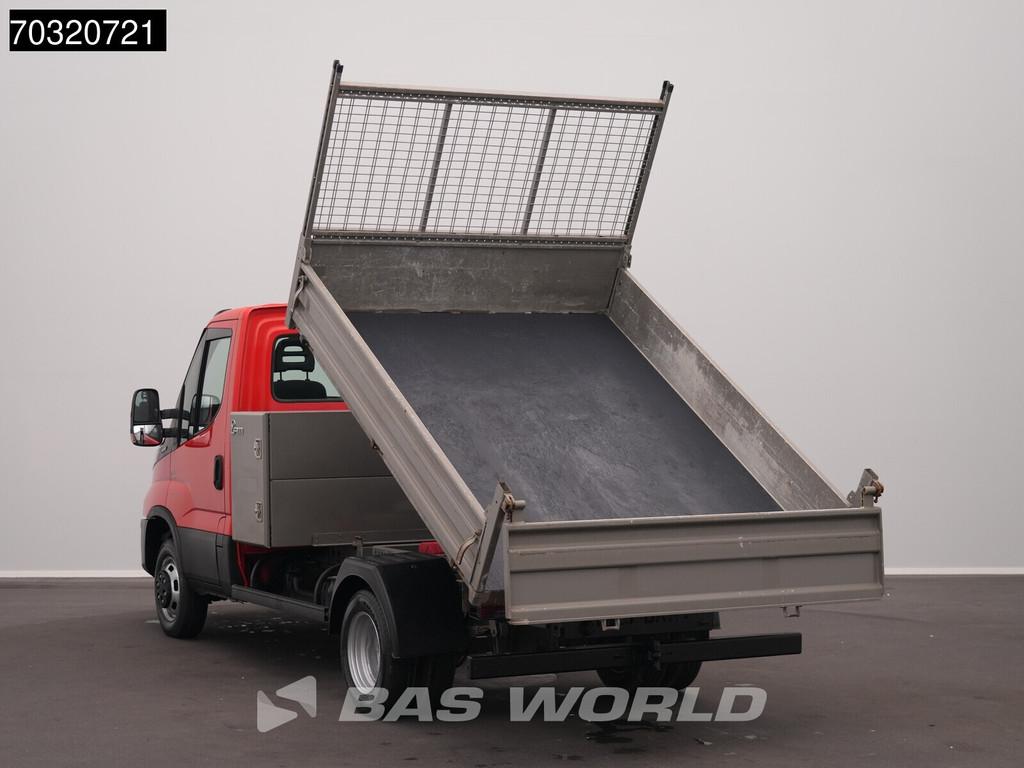 Iveco Daily 35C12 Kipper met Kist Dubbellucht 3,5t Trekhaak, Auto's, Stof, Euro 6, Iveco, 116 pk