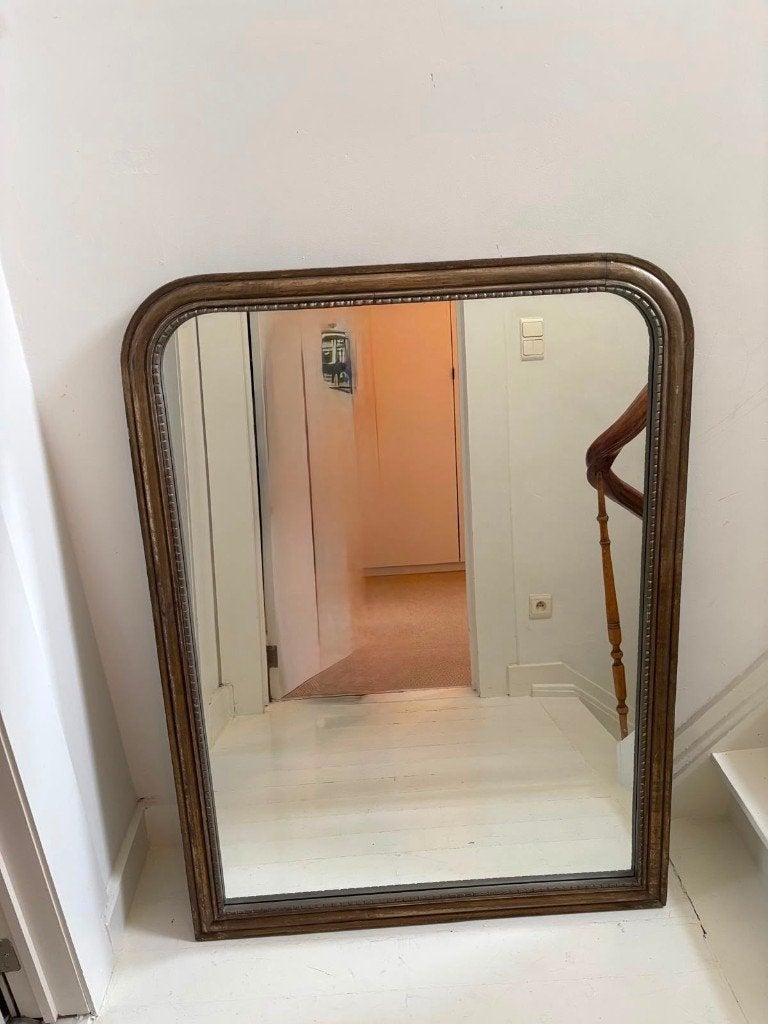 Spiegel, Ophalen, 100 tot 150 cm, Zo goed als nieuw, 75 tot 100 cm