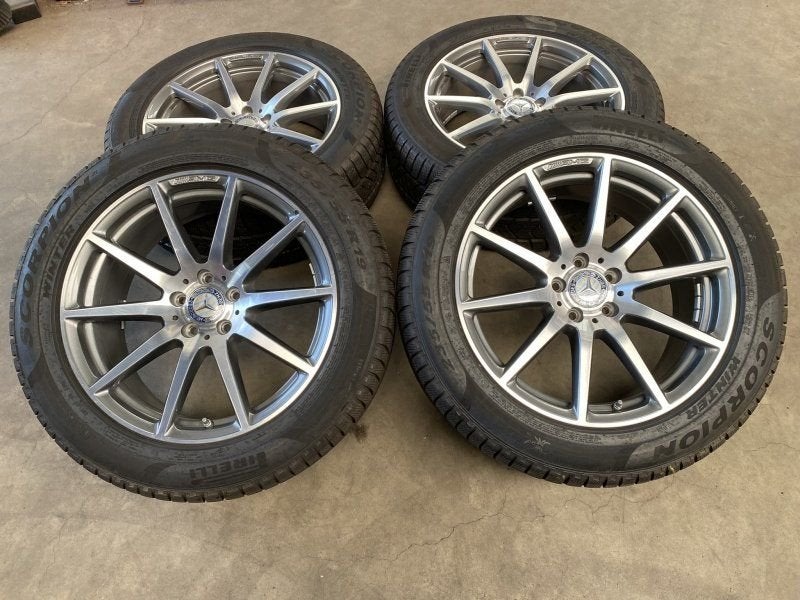 19 inch originele velgen + winterbanden MB GLC 63 43 AMG, Autos : Pièces & Accessoires, Pneus et Jantes, Pneus hiver, Véhicule de tourisme